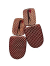 Mulberry Brocade Danglers - SHIVAANI VAISHNAVI