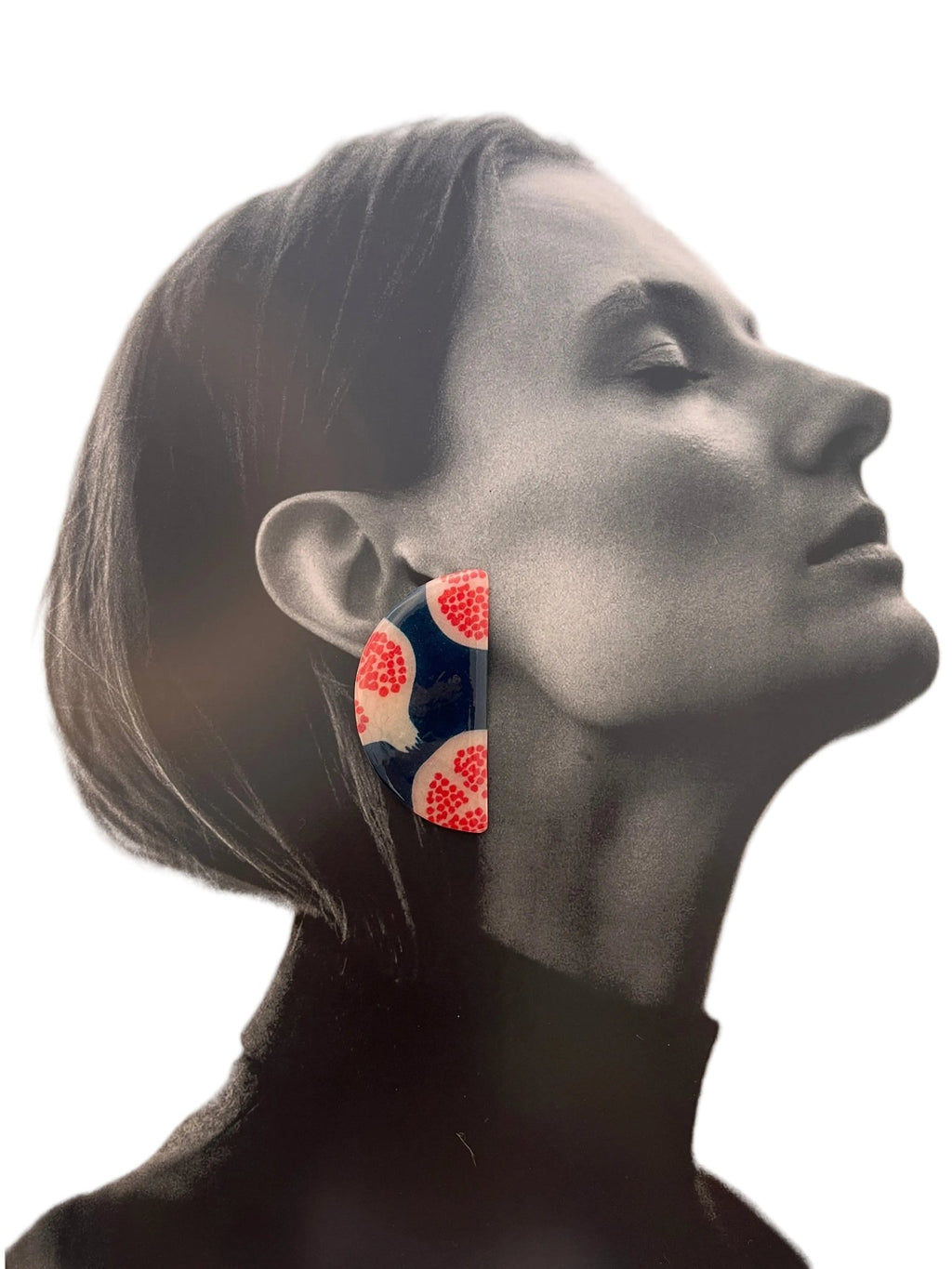 Anar Semi - Circular (Large) Studs x Siesta o'Clock - SHIVAANI VAISHNAVI