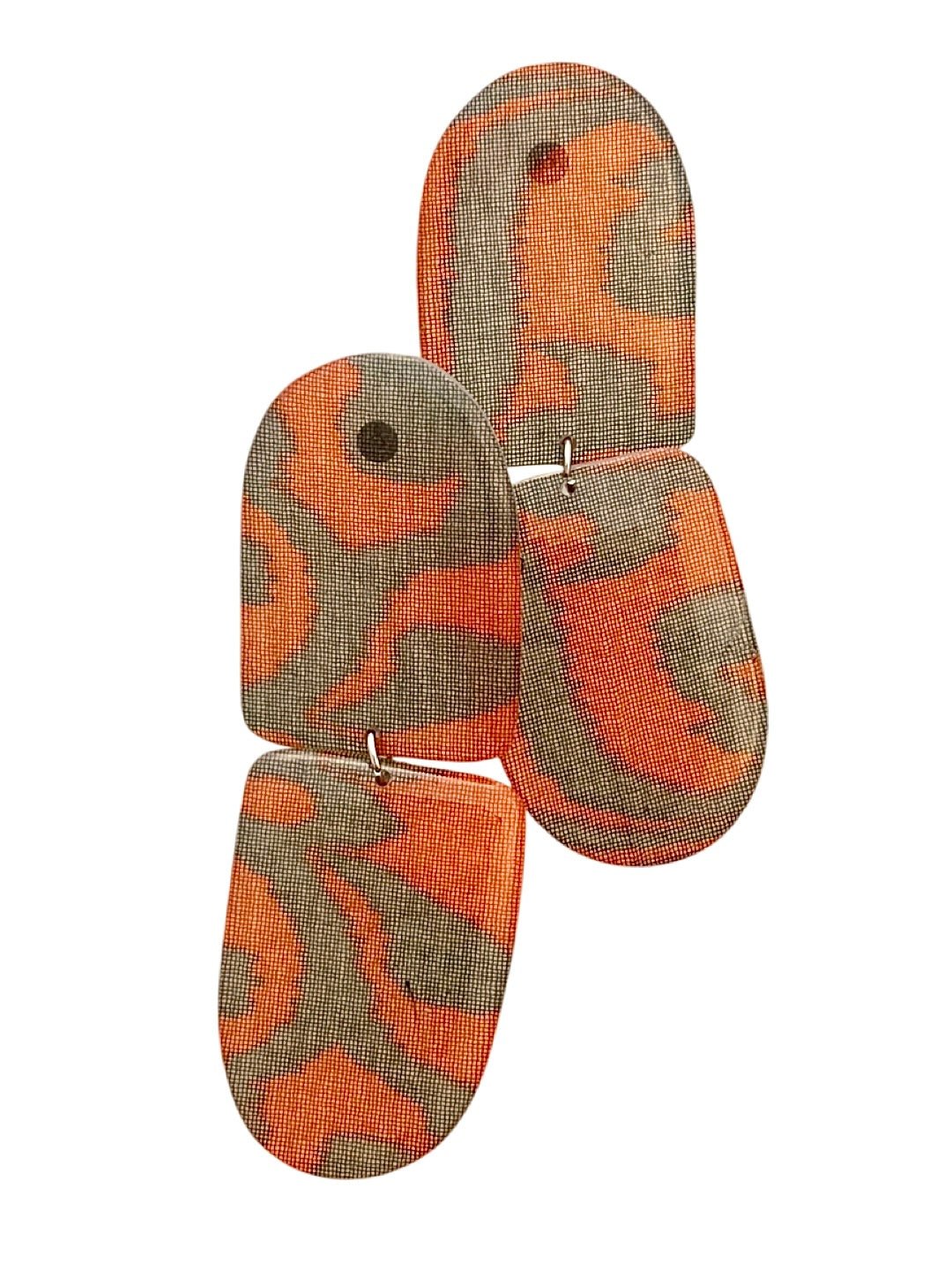 Clementine Abstract Danglers - SHIVAANI VAISHNAVI