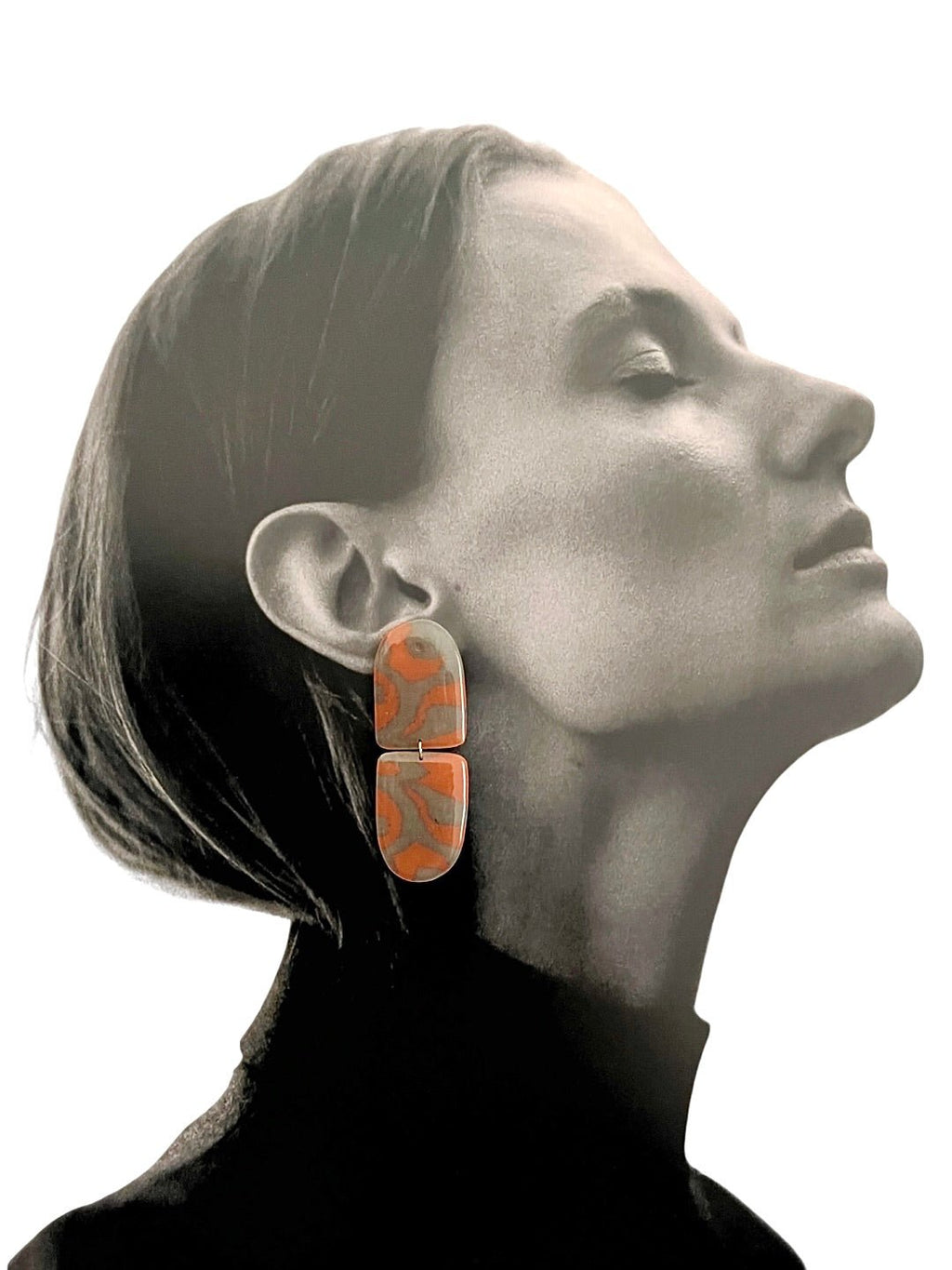Clementine Abstract Danglers - SHIVAANI VAISHNAVI