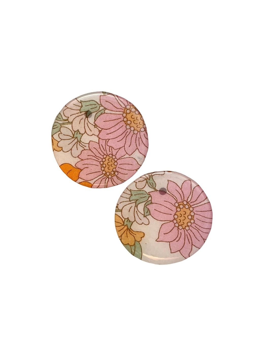 Dahlia Circular Studs - SHIVAANI VAISHNAVI