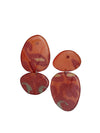 Ochre Mismatched Danglers - SHIVAANI VAISHNAVI