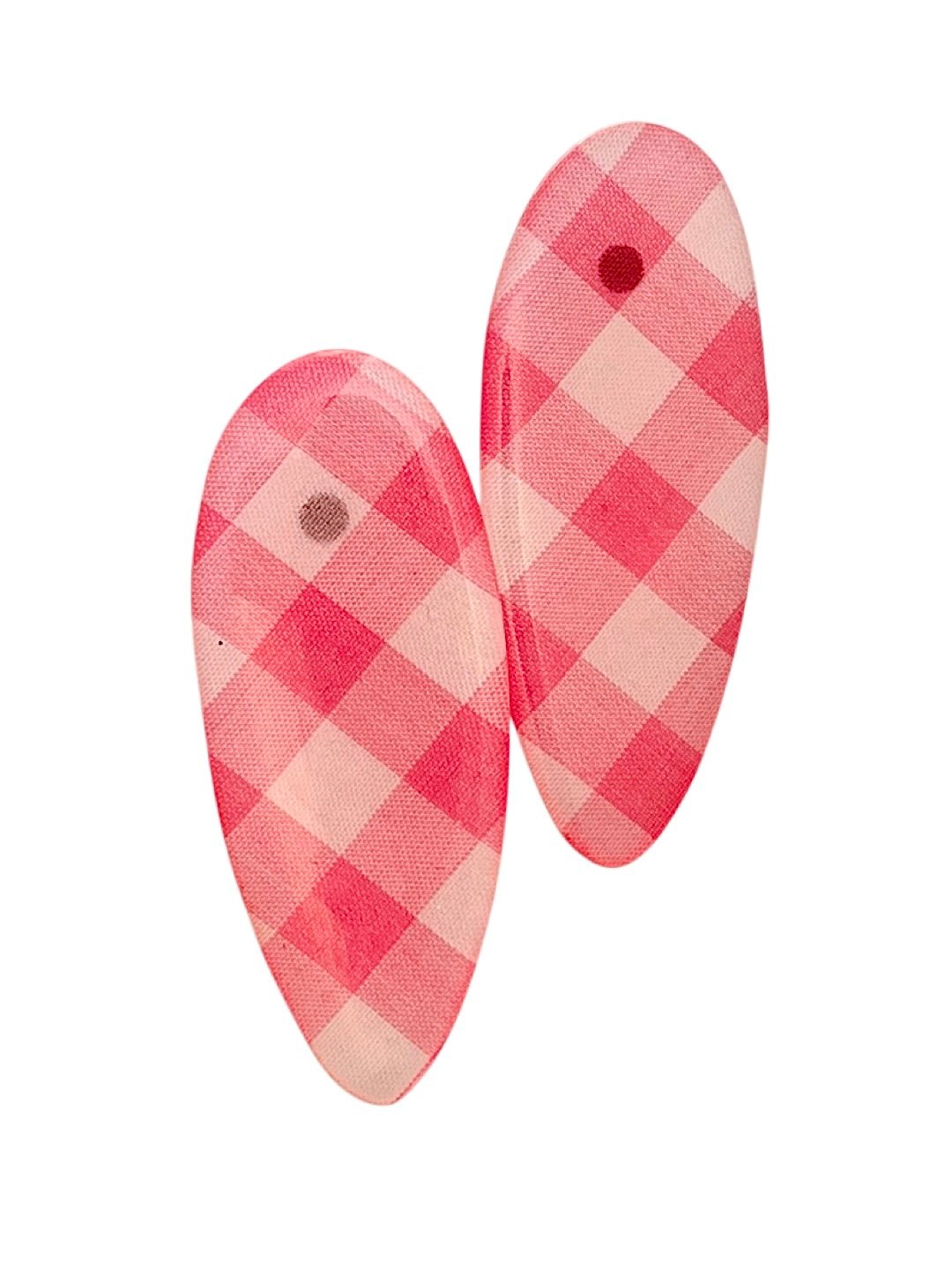 Strawberry Gingham Studs - SHIVAANI VAISHNAVI